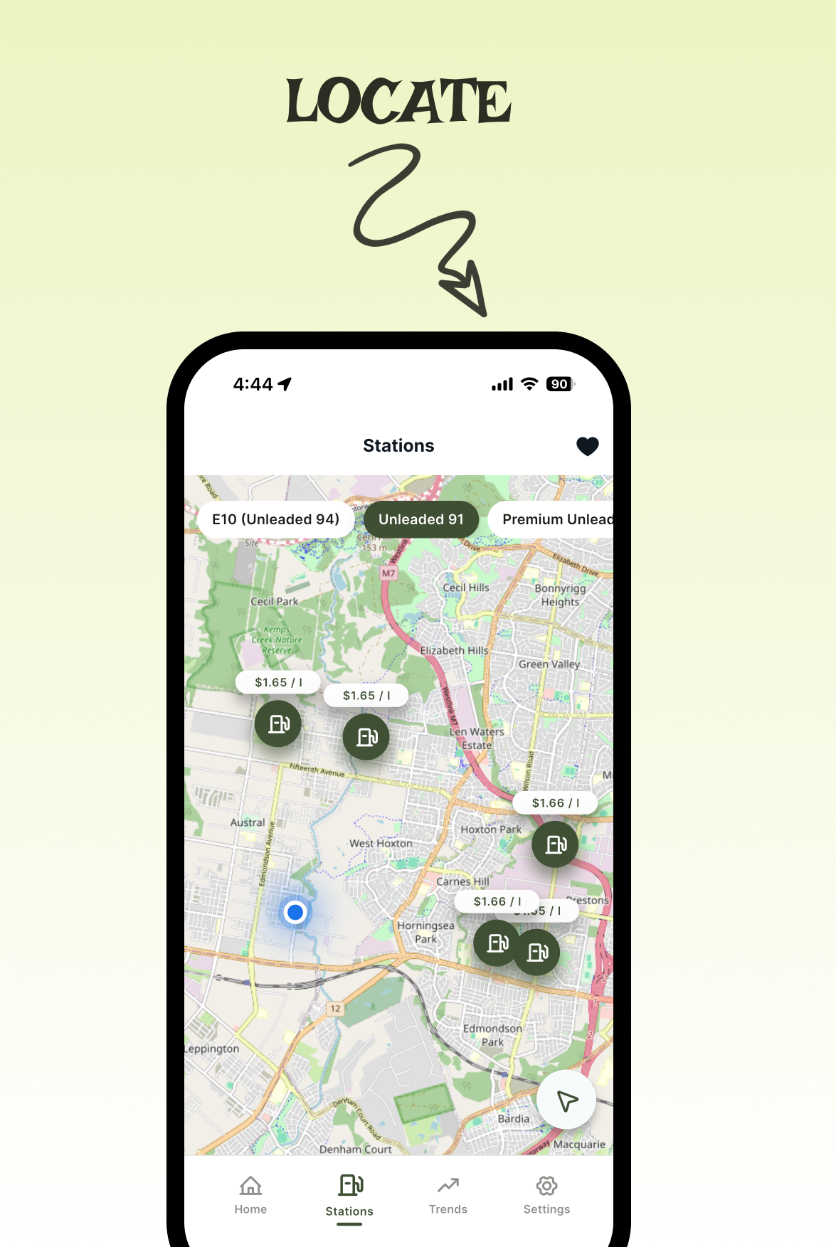 Fuel Smart AU station list